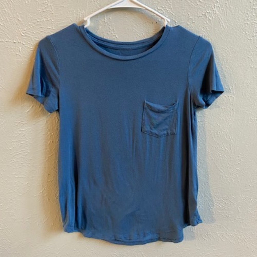 Blue Shirt with Pocket